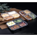 Disposable plastic take away lunch box/food container